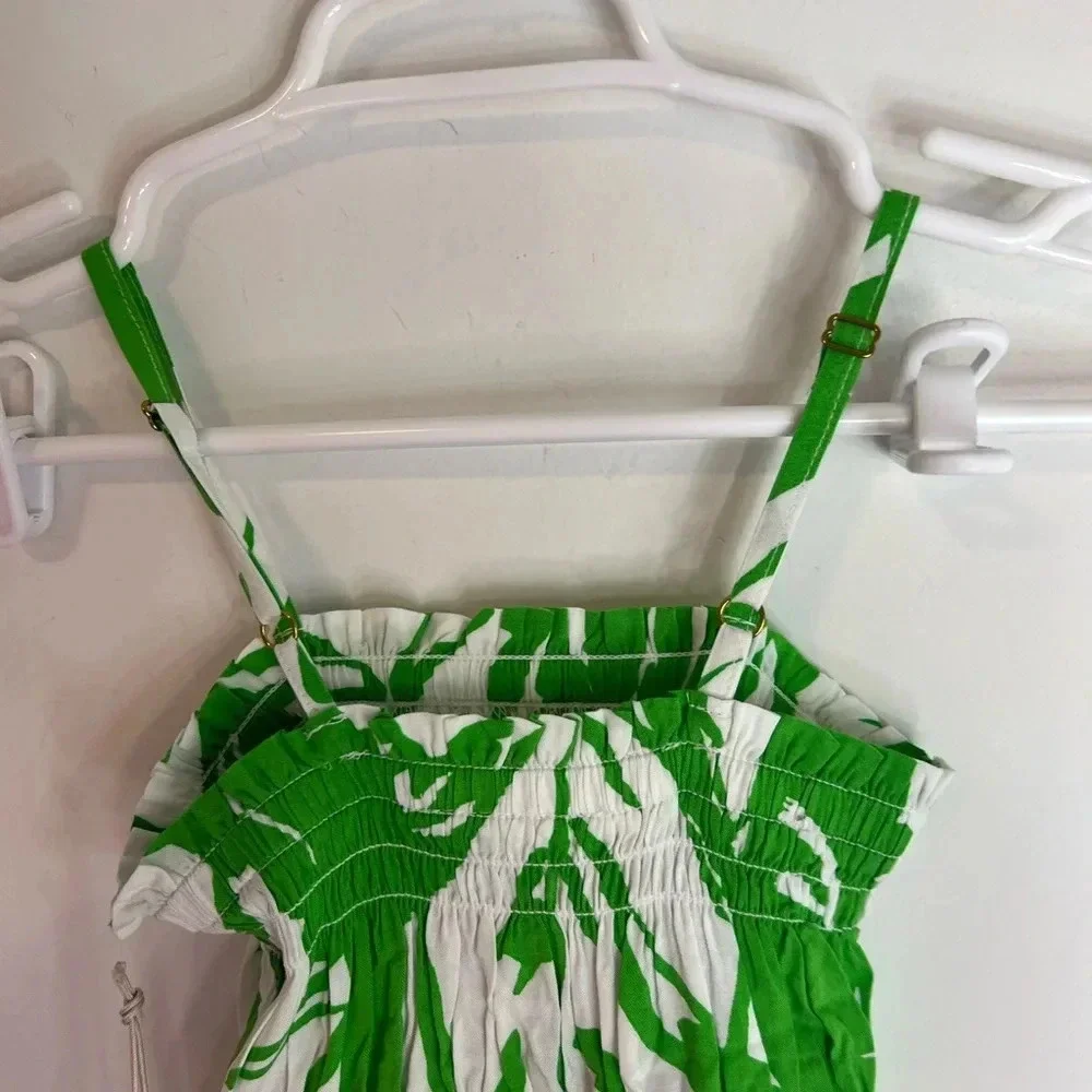 New Lilly Pulitzer Girls Boom Boom Palm Leaves Jumpsuit